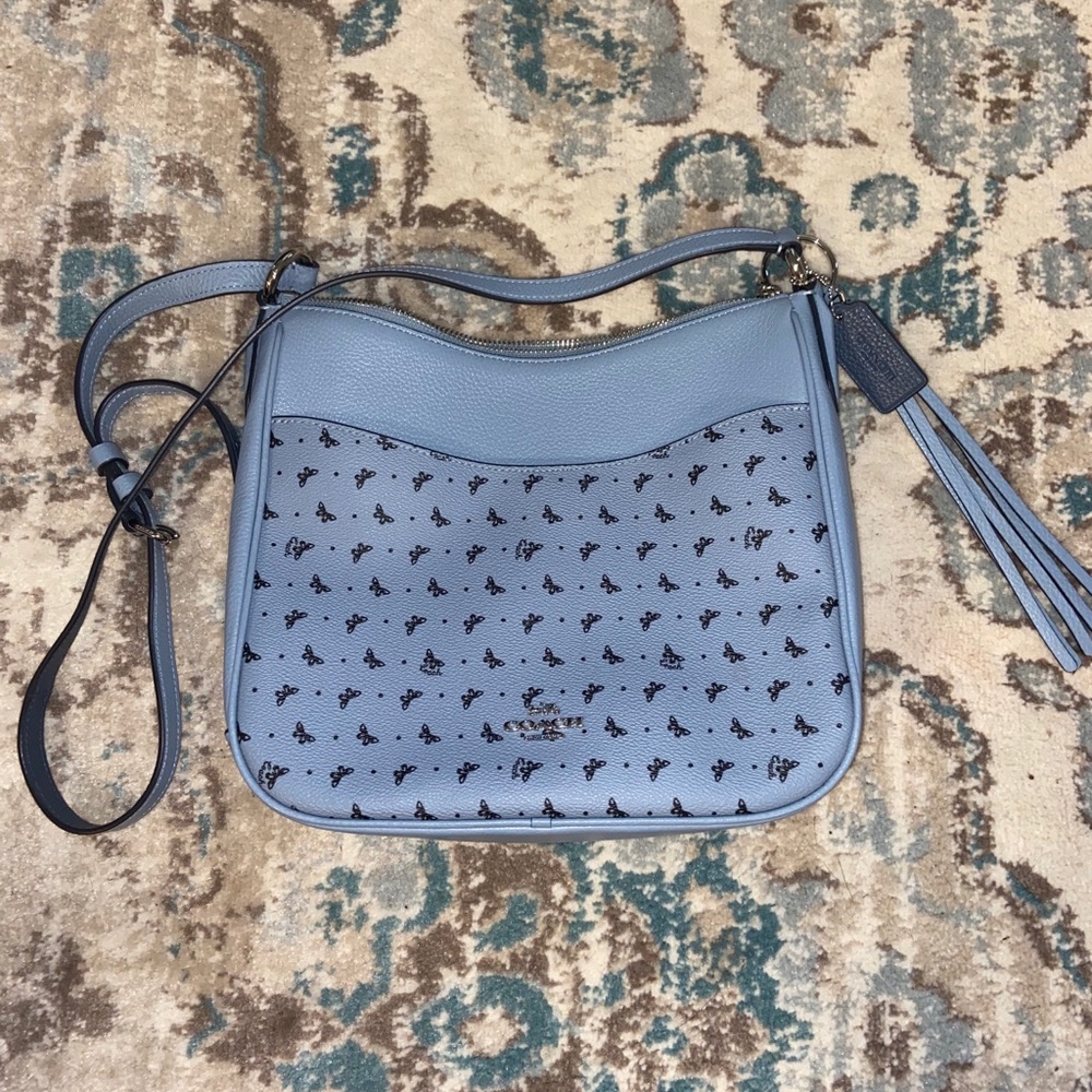 Blue Butterfly Coach crossbody
